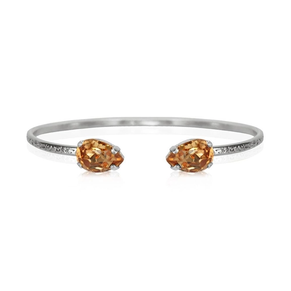 Petite Drop Bracelet Rhodium Light Colorado Topaz - Caroline Svedbom - Snabb frakt & paketinslagning - Nordicspectra.se