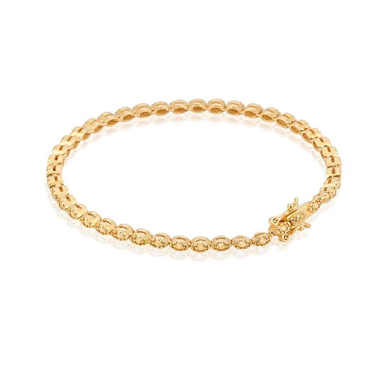 Time To Glow T-armband - Champagne Guld - Carolina Gynning Armband - Snabb frakt & paketinslagning - Nordicspectra.se
