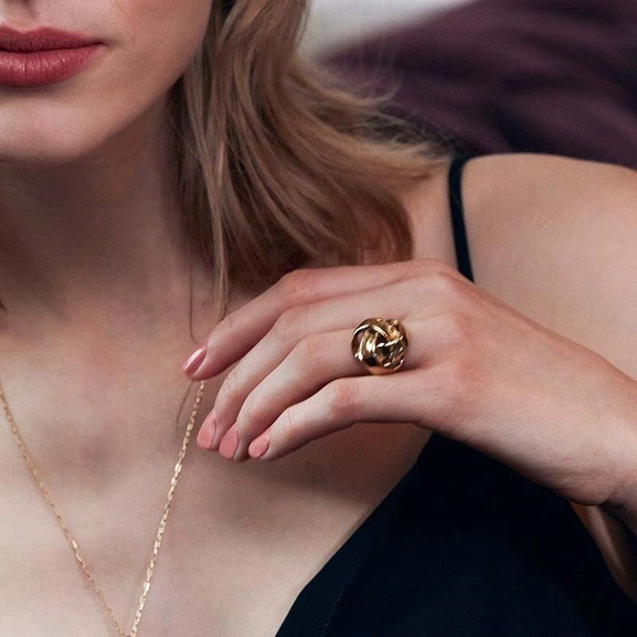 Gala Royale Ring Gold - Edblad - Snabb frakt & paketinslagning - Nordicspectra.se