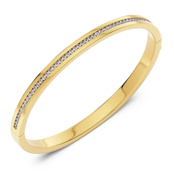 Josefin Bangle Gold - Edblad - Snabba leveranser - Gratis paketinslagning