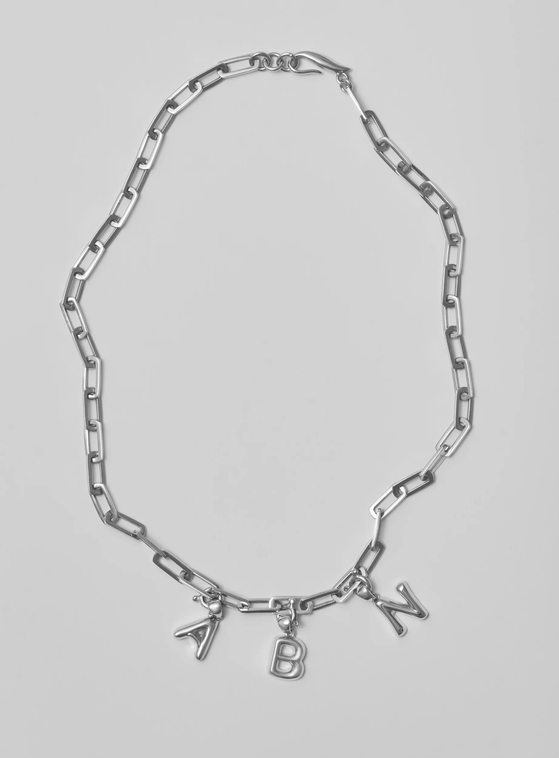 Fat Collect Necklace Silver