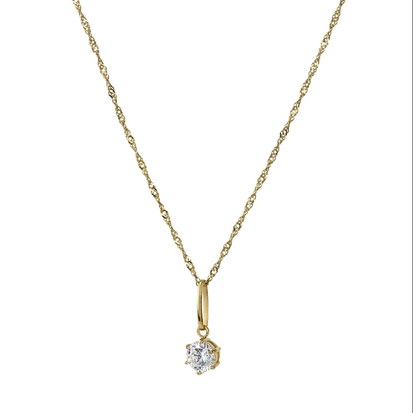 NOVA Crystal Halsband Guld - Astrid & Agnes - Snabb frakt & paketinslagning - Nordicspectra.se