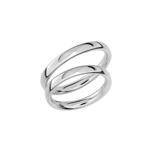 SR1017-3 White Gold - Wedding & engagement rings - Schalins - Scandinavian design - Nordic Spectra