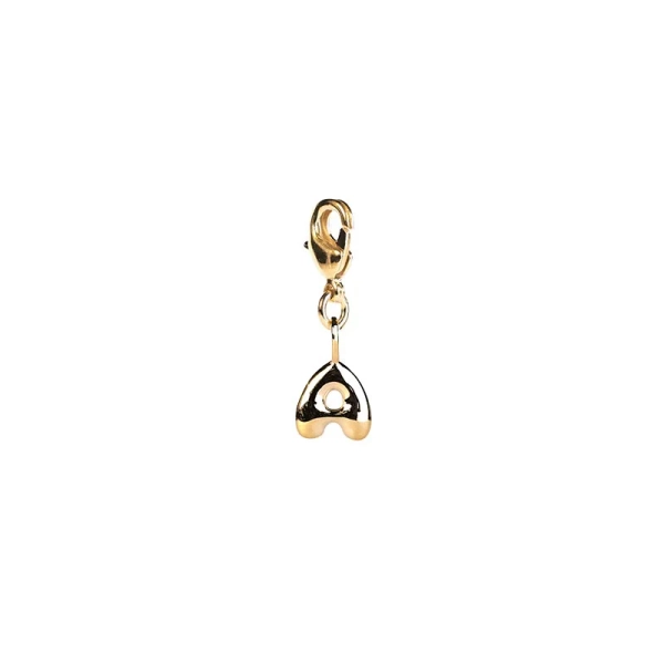 Bubble Letter Charm Gold i 18K guldförgylld mässing