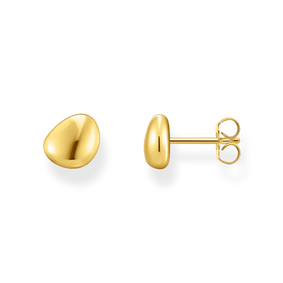 Stiftörhängen Organisk Form Guld - Thomas Sabo - Snabb leverans & paketinslagning - Nordic Spectra