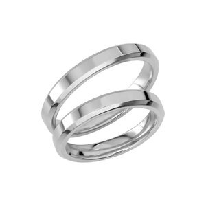 SR1053-3.5 Platina - Vigsel- & förlovningsringar - Schalins - Fri storleksändring* - Nordic Spectra