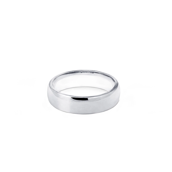 1946 Ring Välvd 6 mm Vitguld - Nordic Spectra - Förstärker livets stora händelser - Nordic Spectra