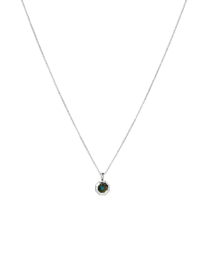 Syster P – Octagon Necklace Silver