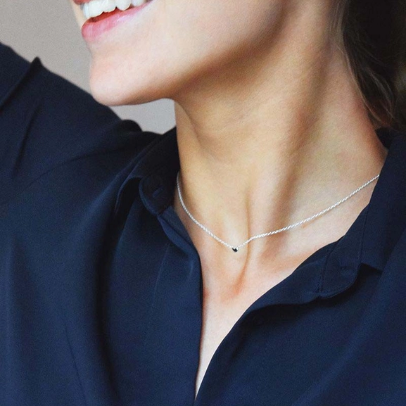 Loving Heart Drop Necklace - Drakenberg Sjölin Halsband - Snabb frakt & paketinslagning - Nordicspectra.se