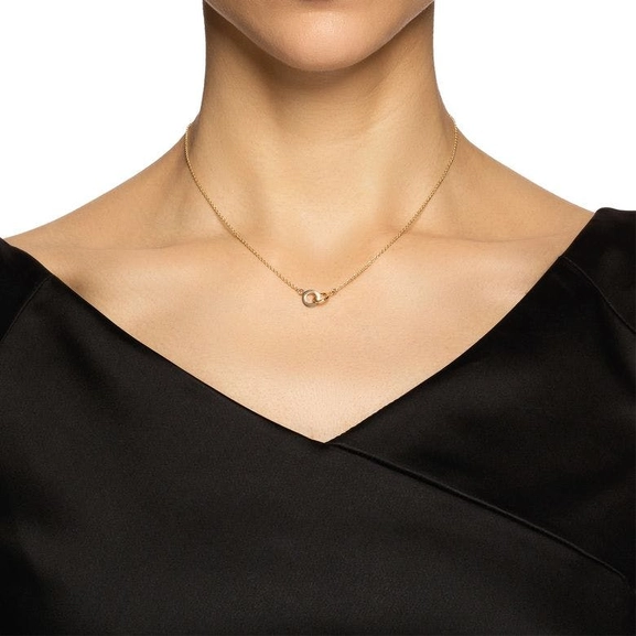 Mini Twosome Necklace Gold - Efva Attling - Suuri valikoima & ilmainen lahjapaketointi - Nordicspectra.fi
