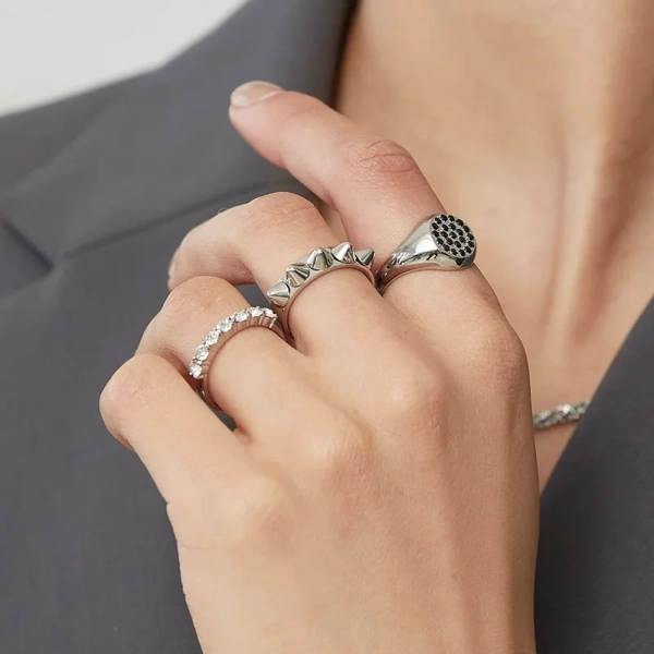 Peak Ring Single Steel - Edblad - Snabb frakt & paketinslagning - Nordic Spectra