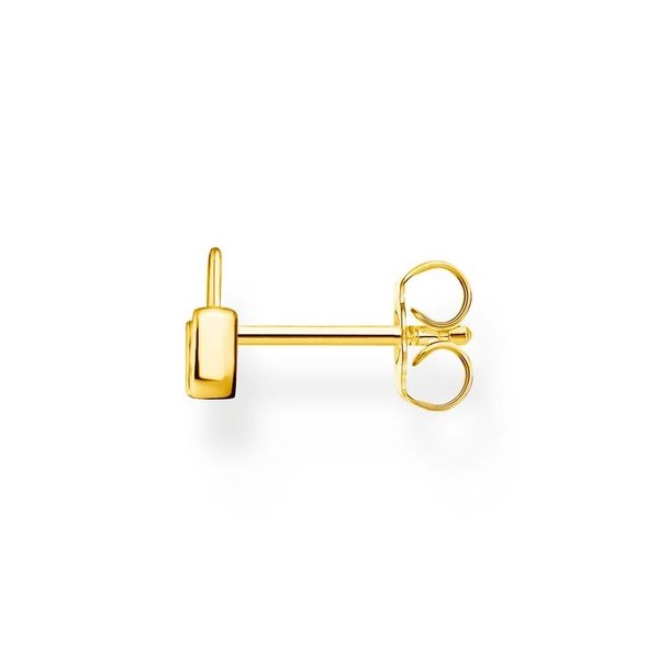 Einzel Ohrstecker Schloss Gold von Thomas Sabo, Schneller Versand - Nordicspectra.de