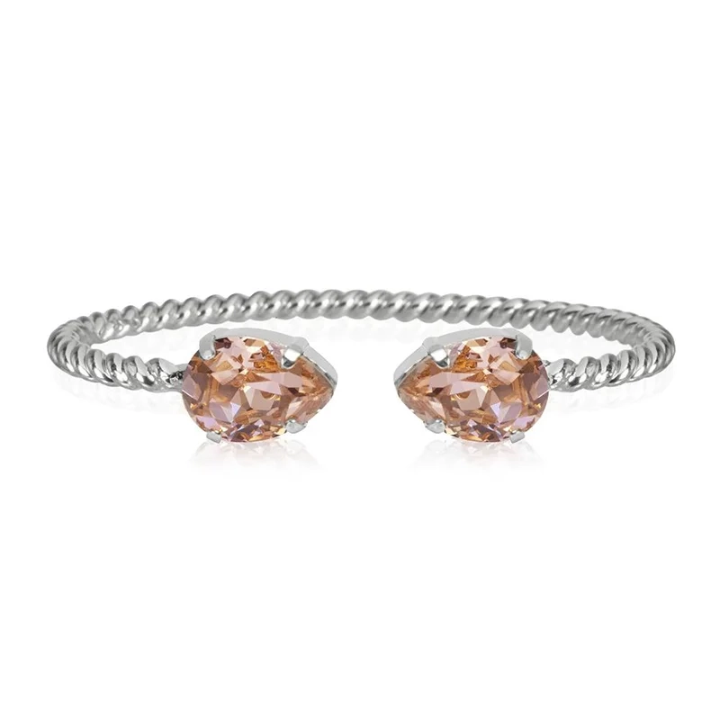 Caroline Svedbom – Mini Drop Bracelet Rhodium Vintage Rose