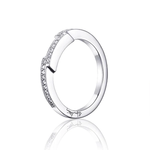 Deco Thin Ring White Gold - Efva Attling ringar - Snabb frakt & paketinslagning - Nordicspectra.se