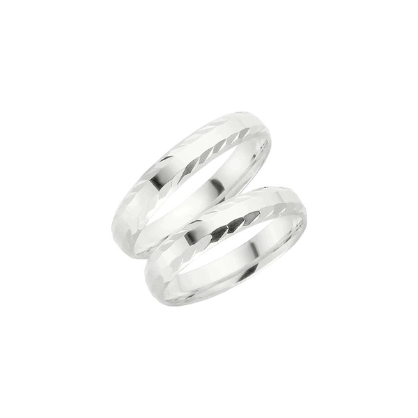 60-4 Silver - Vigsel- & förlovningsringar - Schalins - Fri storleksändring* - Nordic Spectra