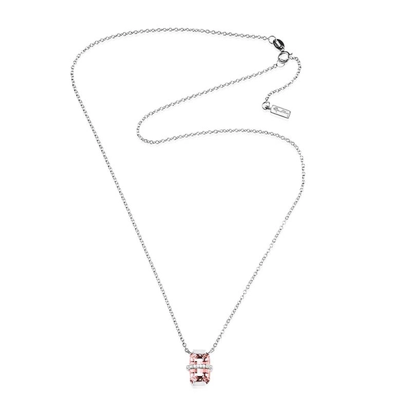 Little Bend Over Necklace - Morganite White Gold von Efva Attling, Schneller Versand - Nordicspectra.de