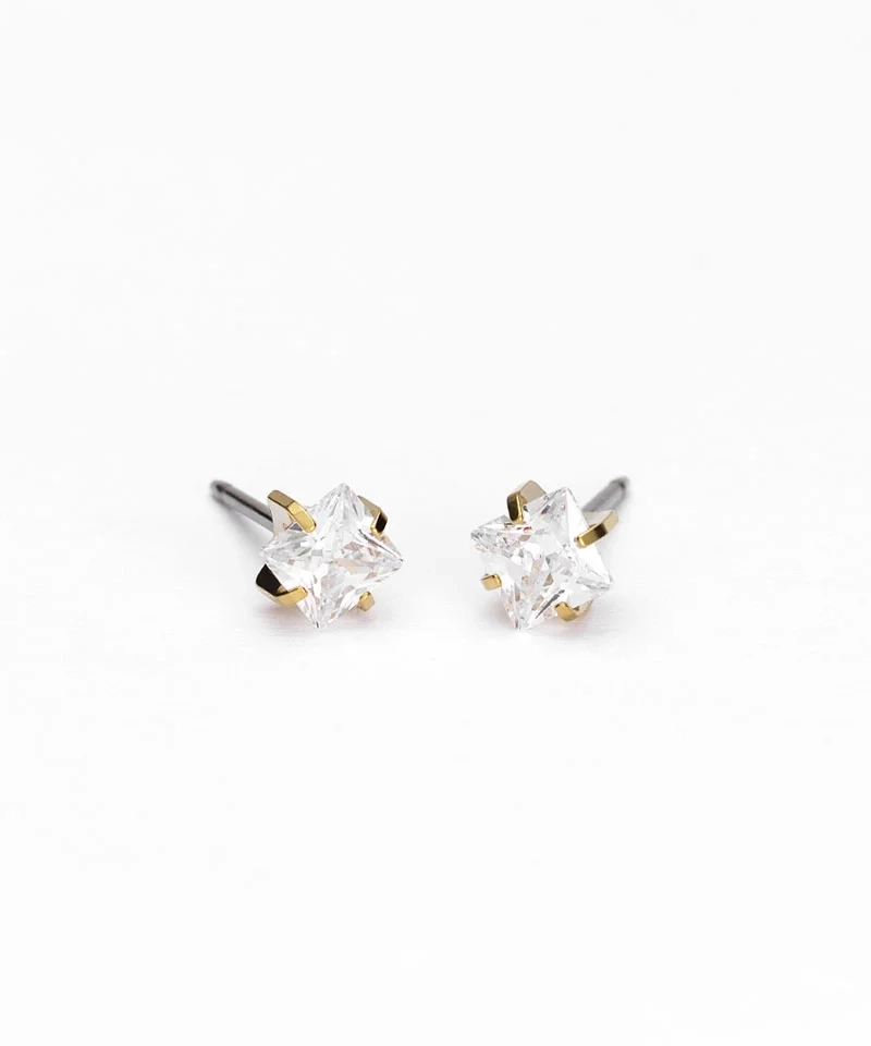 Blomdahl - GT Tiffany Edge 5 mm CZ White