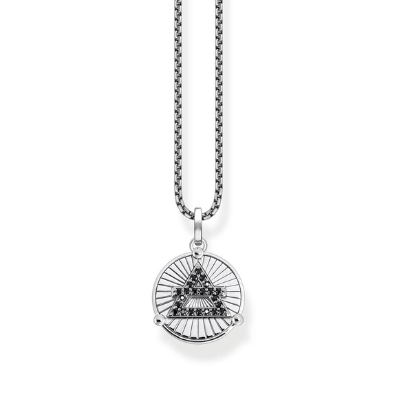 Kette Elements of Nature Schwarz Silber von Thomas Sabo, Schneller Versand - Nordicspectra.de