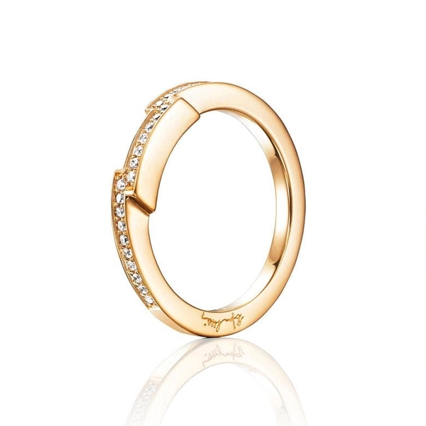 Deco Thin Ring Gold - Efva Attling ringar - Snabb frakt & paketinslagning - Nordicspectra.se