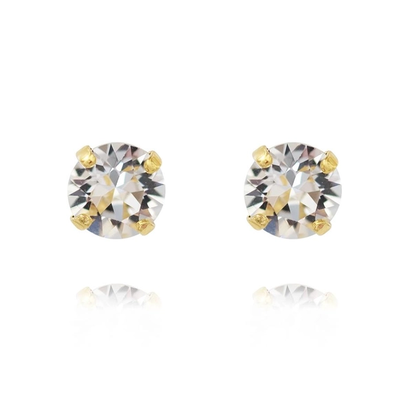 Classic Stud Earring Gold Crystal - Caroline Svedbom - Snabb frakt & paketinslagning - Nordicspectra.se