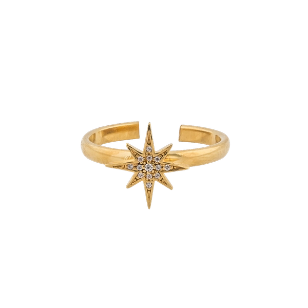 One Star Ring Gold -CU Jewellery - Snabb frakt & paketinslagning - Nordicspectra.se