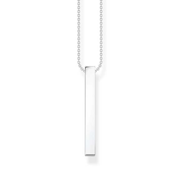 Kette Weiße Steine Silber von Thomas Sabo, Schneller Versand - Nordicspectra.de