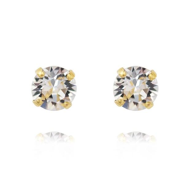 Classic Stud Earring Gold Crystal - Caroline Svedbom - Snabb frakt & paketinslagning - Nordicspectra.se