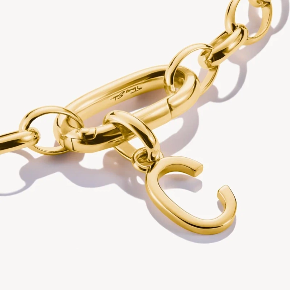 elegant berlock i 18K guldpläterat silver