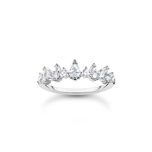 Ring Eiskristalle Silber von Thomas Sabo, Schneller Versand - Nordicspectra.de