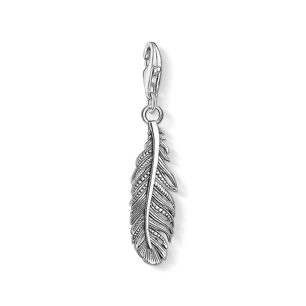 Charm-Anhänger Feder Silber von Thomas Sabo, Schneller Versand - Nordicspectra.de