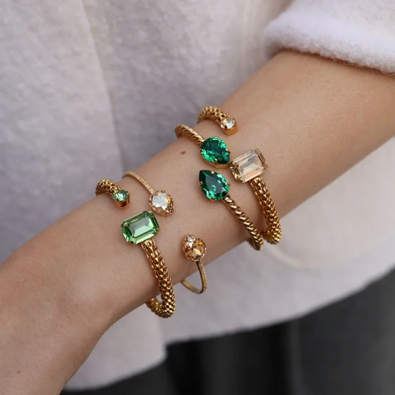 Daria Bracelet Gold Peridot - Caroline Svedbom - Snabb frakt & paketinslagning - Nordic Spectra