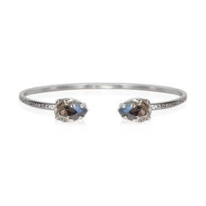 Petite Drop Bracelet Rhodium Black Diamond - Caroline Svedbom - Nopea toimitus ja lahjapakkaus