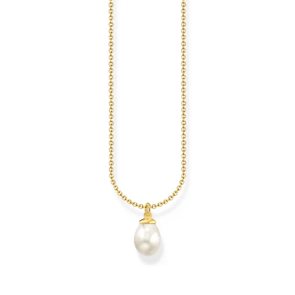 Halsband med Pärla Guld - Thomas Sabo - Snabb leverans & paketinslagning - Nordic Spectra