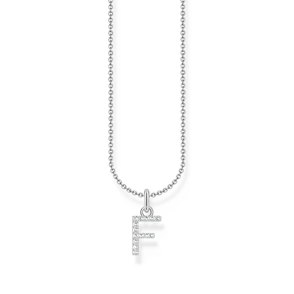 Kette mit Buchstaben-Anhänger F - Thomas Sabo - Nordic Spectra