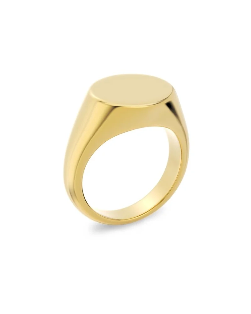 Kim Signet Ring Gold - Edblad - Snabb frakt & paketinslagning - Nordic Spectra