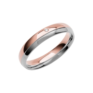 SR4002 Roséguld/Vitguld - Vigsel- & förlovningsringar - Schalins - Fri storleksändring* - Nordic Spectra