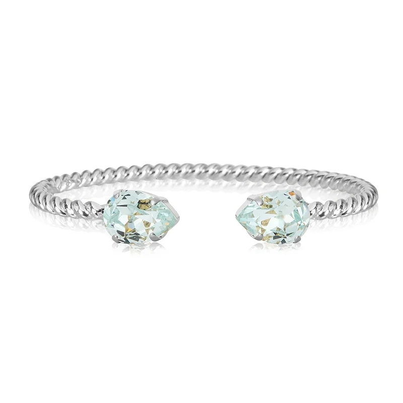 Caroline Svedbom - Mini Drop Bracelet Rhodium Light Azore