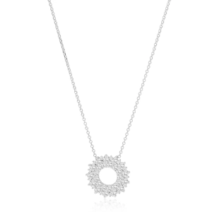 Livigno Halsband i silver med justerbar kedja
