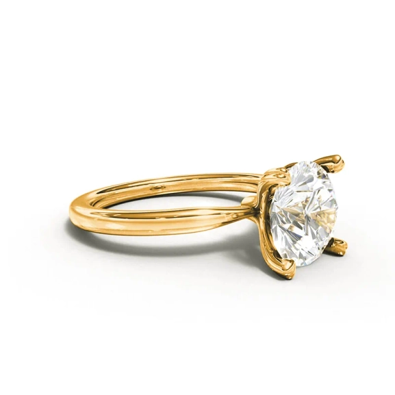 North 026 Labbodlad Diamant Guld - Vigsel- & förlovningsringar - Schalins - Fri storleksändring* - Nordic Spectra