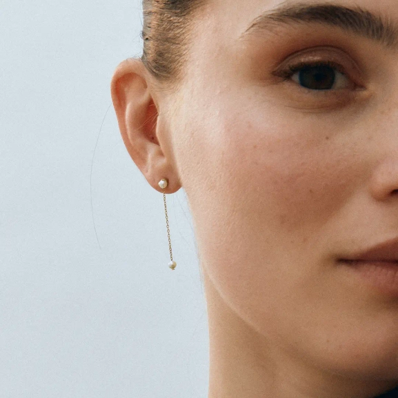 Pearly Earrings Gold - Edblad - Snabba leveranser - Gratis paketinslagning