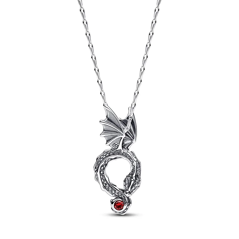 PANDORA - Game of Thrones Dragon, Halsband med HĆ¤ngsmycke
