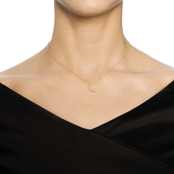 Pencez Moon & Stars Necklace Gold - Efva Attling - Suuri valikoima & ilmainen lahjapaketointi - Nordicspectra.fi