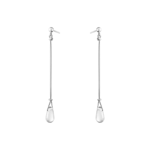 Vivianna Torun Long Earrings Rock Crystal - Georg Jensen - Designschmuck mit schnellen und sicheren Lieferungen - Nordic Spectra
