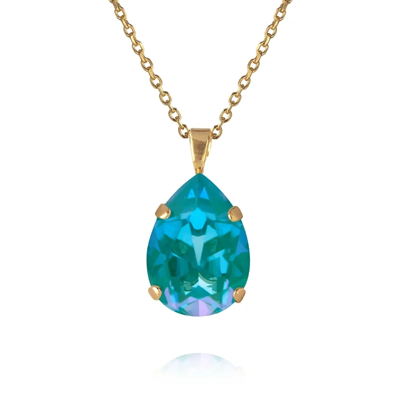 Caroline Svedbom - Mini Drop Necklace Gold Laguna Delite