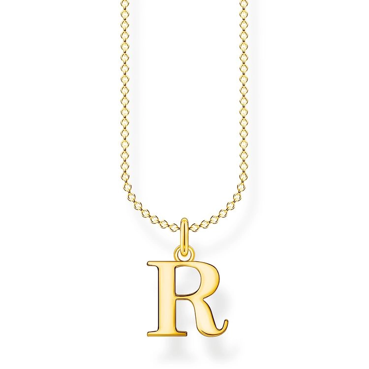Thomas Sabo - Bokstavshalsband Guld - R