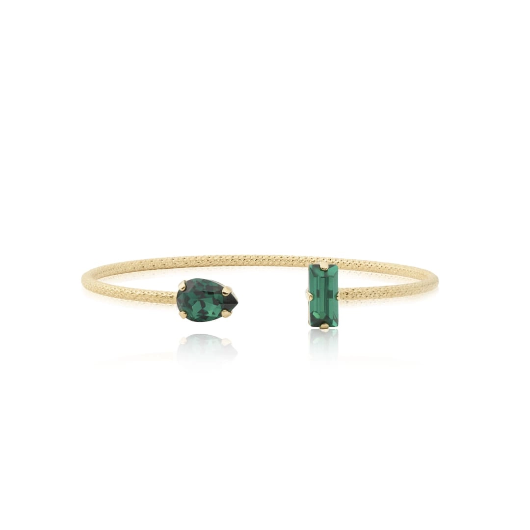 Caroline Svedbom - Noelle Bracelet Gold Emerald