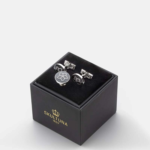 Cuff Links Edelstam Black - Skultuna - Snabb frakt & paketinslagning - Nordicspectra.se