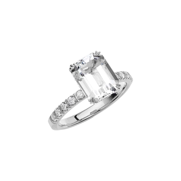 Fairytale 14 Snow White Beryl White Gold - Wedding & engagement rings - Schalins - Scandinavian design - Nordic Spectra