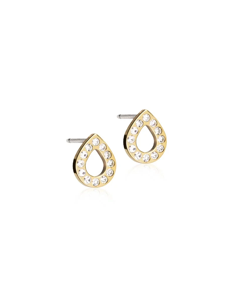 Blomdahl - GT Brilliance Drop Hollow 8 mm Crystal