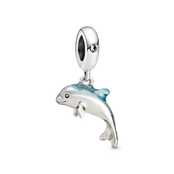 Schimmernder Delfin Charm-Anhänger von PANDORA, Schneller Versand - Nordicspectra.de